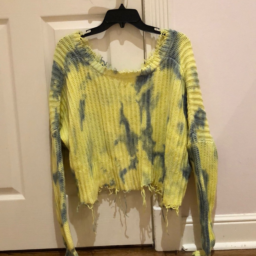 Neon long sleeve top